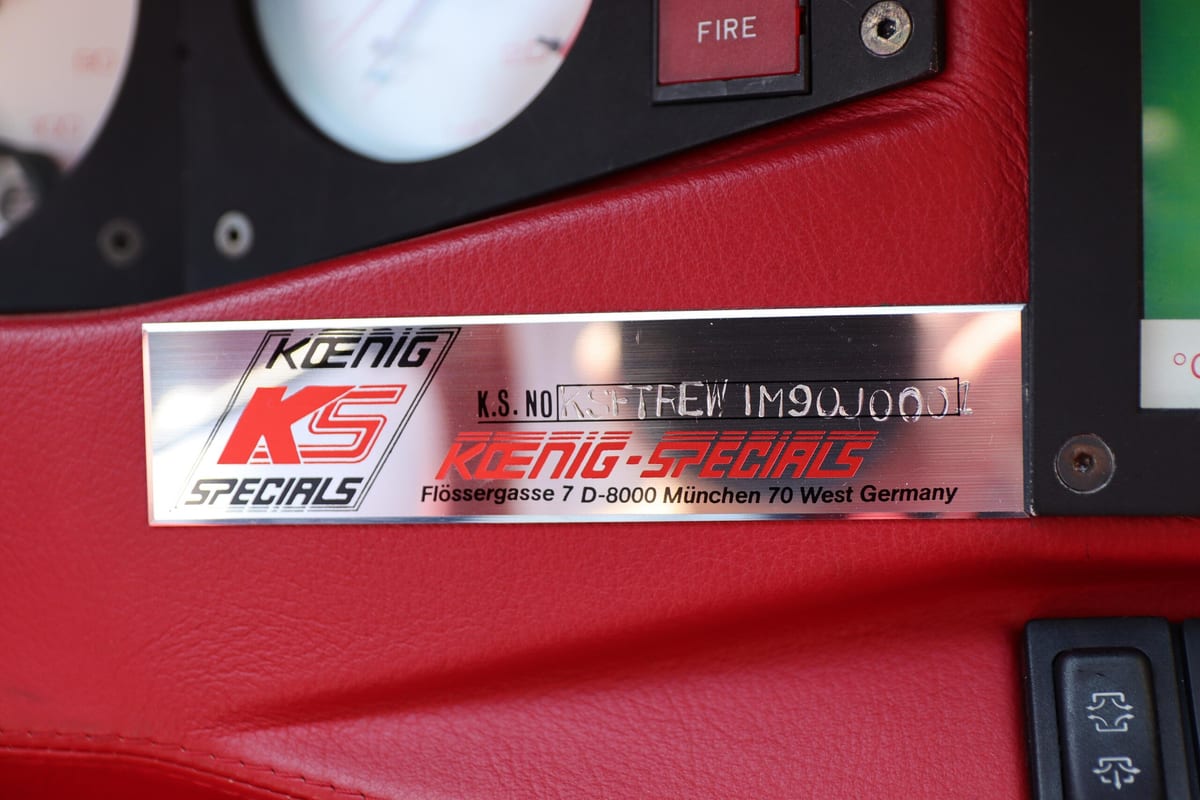 1990 Ferrari Testarossa Koenig Competition Evolution KCE1000 — photo 19
